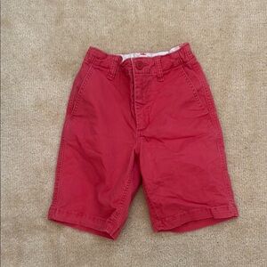 GAP Kid’s Slim Fit Vibrant Red Flat Front Shorts